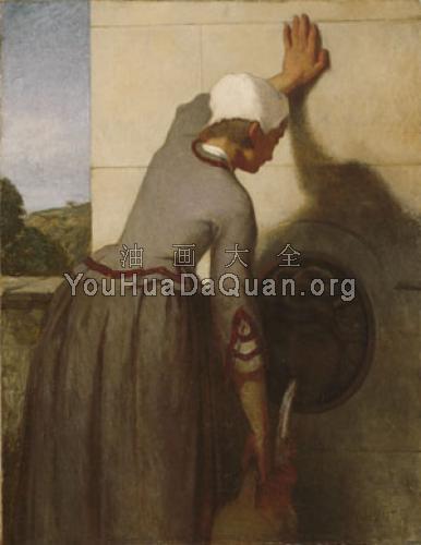 Girl AT The Fountain - 威廉·莫里斯·亨特